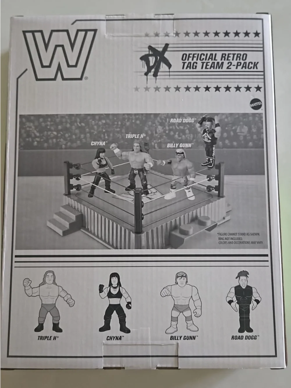 Mattel WWF Retro Tag Team 2-Pack - Black & White Artwork